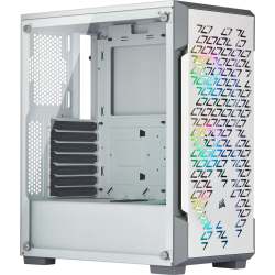 Icue 220T Rgb Airflow Tempered Glass Mid-tower Smart Case White