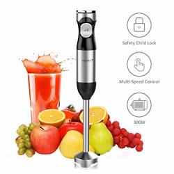 HAND Blender Mixer MINI Electric Stick With Multi-speed Control & Safety Child Lock For Baby Food Fruits Sauces And Soup