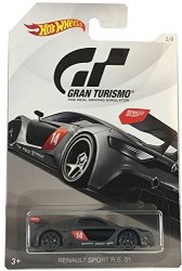 Hot Wheels Renault Sport 2018 Gran Turismo Series 2 Gray Renault Sport R.s. 01 1:64 Scale Collectible Die Cast Metal Toy Car Model 2 8