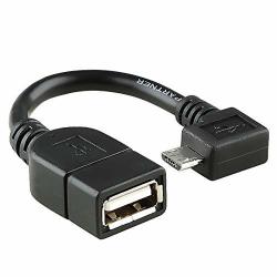 Pro Otg Cable Works For Huawei Mediapad M5 Lite Right Angle Cable Connects You To Any Compatible USB Device With Microusb