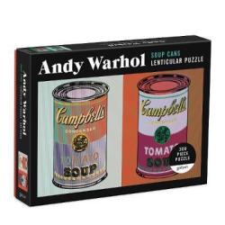 Andy Warhol Soup Cans 300 Piece Lenticular Puzzle Jigsaw