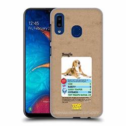 Official Top Trumps Beagle Dogs Hard Back Case Compatible For Samsung Galaxy A20 A30 2019