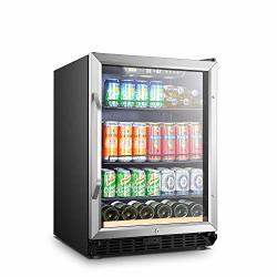 Deals On Lanbo Beverage Cooler Refrigerator 110 Cans 6 Bottles