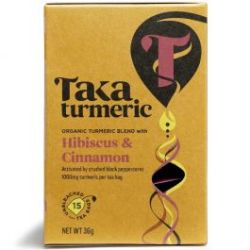 Taka Organic Turmeric Blend Teabags With Hibiscus & Cinnamon 15S