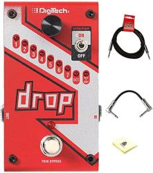 DigiTech Drop Polyphonic Compact True Bypass Drop Tune Pitch Shifter Effect Pedal With Advanced Polyphonic Drop Tune Algorithm Included 1 X Instrument Cable 1