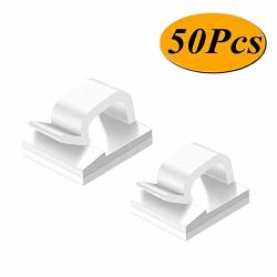  50pcs Adhesive Cable Clips, Wire Clips, Car Cable