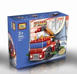 Fire Truck Nano-blocks 55PCS Fallow The Instructions 2- In -1 Options To Build Different Games Compar
