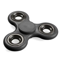 Tri Fidget Hand Spinner With Super Fast Ceramic Bearings Black - Pack Of 6