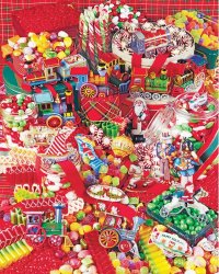 Springbok Christmas Candies Jigsaw Puzzle 500-PIECE