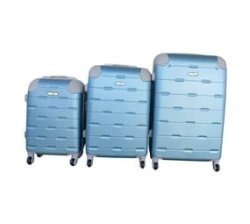 - 3 Piece Luggage Set - Light Blue