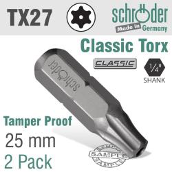 Torx Tamper Resist T27 2CD - SC21882