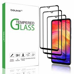 3 Pack Beukei For Xiaomi Redmi Note 7 Redmi Note 7 Pro Tempered Glass Screen Protector 6.3 Inches Glass With 9H Hardness With Lifetime Replacement Warranty For Redmi Note 7
