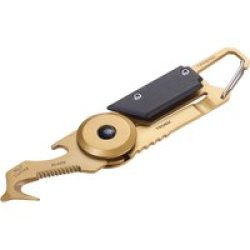 Pocket Multi-tool: 5 Functions With Parcel Knife Egon Gold black