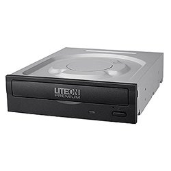 Lite-on Black Premium 16X Sata Internal Cd dvd rw DVD Dl Dual Layer Burner Disc Drive Recorder W Dvd+r Dl Overburn Up To 8.7GB DH-16AFSH-PREMM2