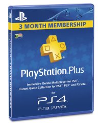 Playstation Network Card 3-MONTH Membership PS4 PS3 Psvita Psp