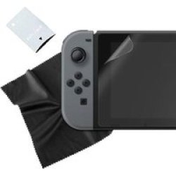 Sparkfox - Tempered Glass Screen Protector & Cloth Nintendo Switch