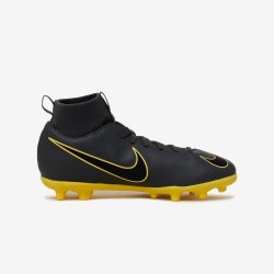 Nike Superfly Junior Boots 4 Dark Grey optic Yellow