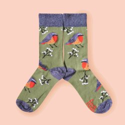Cape Robin Socks His & Hers Sizes - UK 4 - 7
