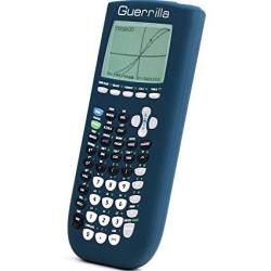 Guerrilla Silicone Case For Texas Instruments TI-84 Plus C Silver Edition Graphing Calculator Navy