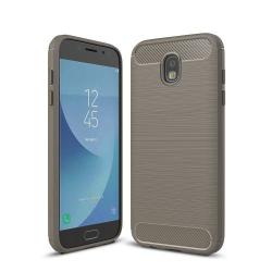 For Samsung Galaxy J530 J5 Pro Brushed Texture Carbon Fiber Shockproof Tpu Rugged Armor Protect...