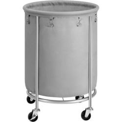 110L Laundry Basket With Wheels Rolling Laundry Hamper Cart