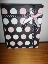 Gift Box Pink White And Black
