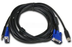 D-Link 1.8M Two-in-one USB Monitor usb Kvm Cable