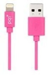 - Apple Certified 90CM Flat Cable Length Lightning 8-PIN Syncing And Charging - Pink