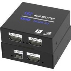 Ultralink Ultra Link 1X2 HDMI Splitter Single Unit