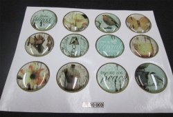 The Velvet Attic - Fab Scraps Resin Stickers - Shabby Chic Collection