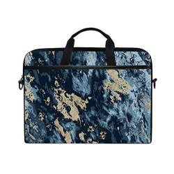 ALAZA Rose Gold Marble Laptop Bag Shoulder Bag Briefcase Messenger Tablet Bag 15 15.6 Inch for Women Men