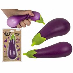 aubergine stress ball