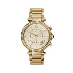Ladies Parker Gold Tone Chronograph Watch