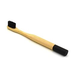 Rushine Adult Child Natural Bamboo Toothbrush Medium Bristles Renewable Brush Case