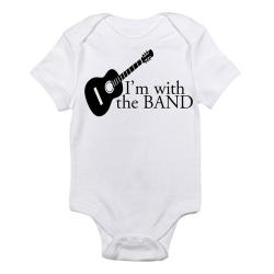 I'm With The Band - Baby Onesie Clothing