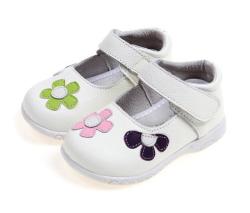 Sandq Baby Genuine Leather Shoes For Girls - White 10