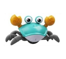 Crawling Crab Interactive Toy Baby Toy Toddlers Activity Toy Baby Toys - Blue