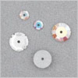 Swarovski Crystal A3128 Mm4 Crystal Ab F Sew-on - Contains 144 Pieces