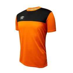 Umbro Doppio Soccer Jersey - Orange & Black