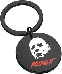 Halloween Scary Horror Gift Killing It Slasher Keychain Horror Movie Gifts For Women