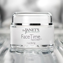 Dr. Janets Balanced By Nature Products Facetime Face Cream - With Collagen-elastin For Anti-aging Smoother Skin Improved Elasticity Hydration Day & Night - 2 Oz.