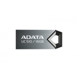 A-Data Uc510 16gb Flash Drive Titanium USB2 - Capless