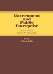 Government and Public Enterprise - Essays in Honour of V.V.Ramanadham