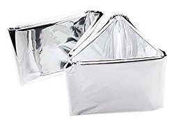 Emergency Mylar Thermal Blankets Pack Of 10