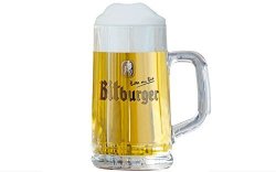 Bitburger German Beer Mug Glass 0.4 Liter