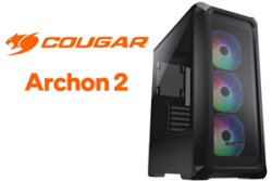 COUGAR Archon 2 Mesh Rgb Gaming Case - Black