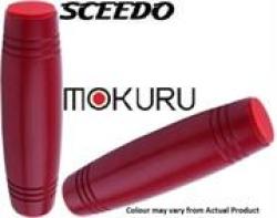 Sceedo Mokuru Fidget Roller Stick Stress Toy in Dark Red Orange