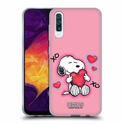 Official Peanuts Xoxo Snoopy Boardwalk Airbrush Soft Gel Case Compatible For Samsung Galaxy A50 2019