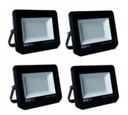 4 Pack - 100W LED Outdoor Flood Light IP65 Waterproof