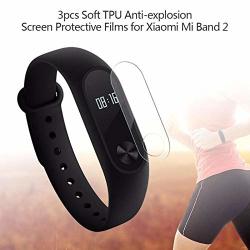 3PCS PACK For Xiaomi Mi Band 2 Strap Screen Protector MIBAND2 Mi Band 2 HD Ultra Thin Anti-scratch Screen Protective Films